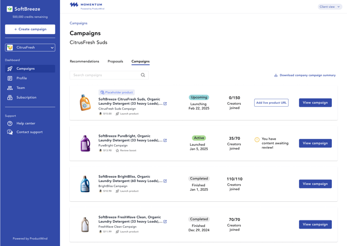 Campaigns _ Client _ Placeholder Product-1