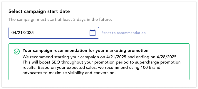 Recommendation